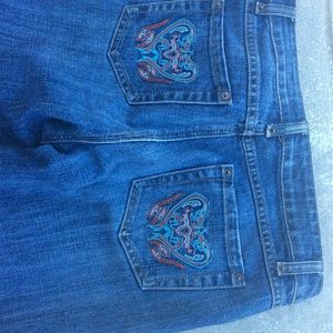 Embroidered jeans